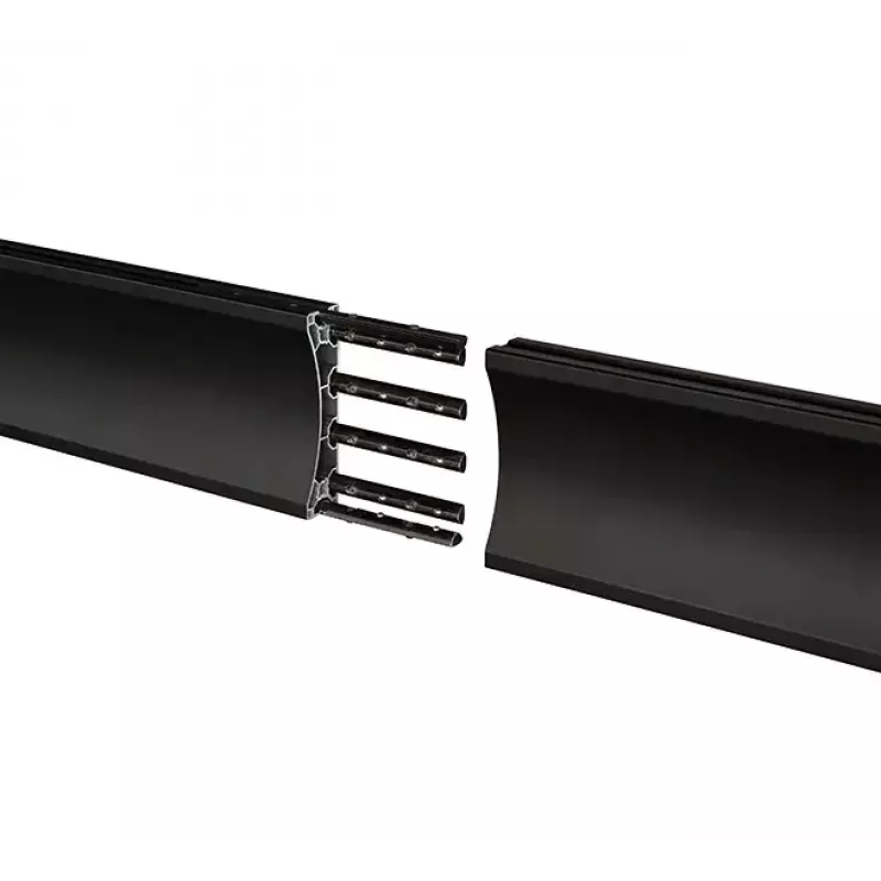 Montageschiene B-TECH BT8390-100/B V2 – Aluminium, schwarz, 1000 mm Länge, 30 mm Tiefe