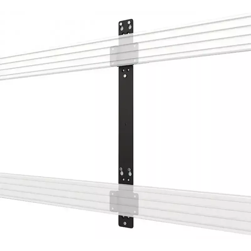 B-Tech SYSTEM X - Doppelschienen-Montagehalterung für BT8390 - 19 mm von der Wand