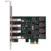 EXSYS 4-Port USB 3.2 Gen 1 PCIe-Karte mit Self-Power 3A Renesas