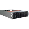Servergehäuse Inter-Tech 3U-3416 Rack Schwarz