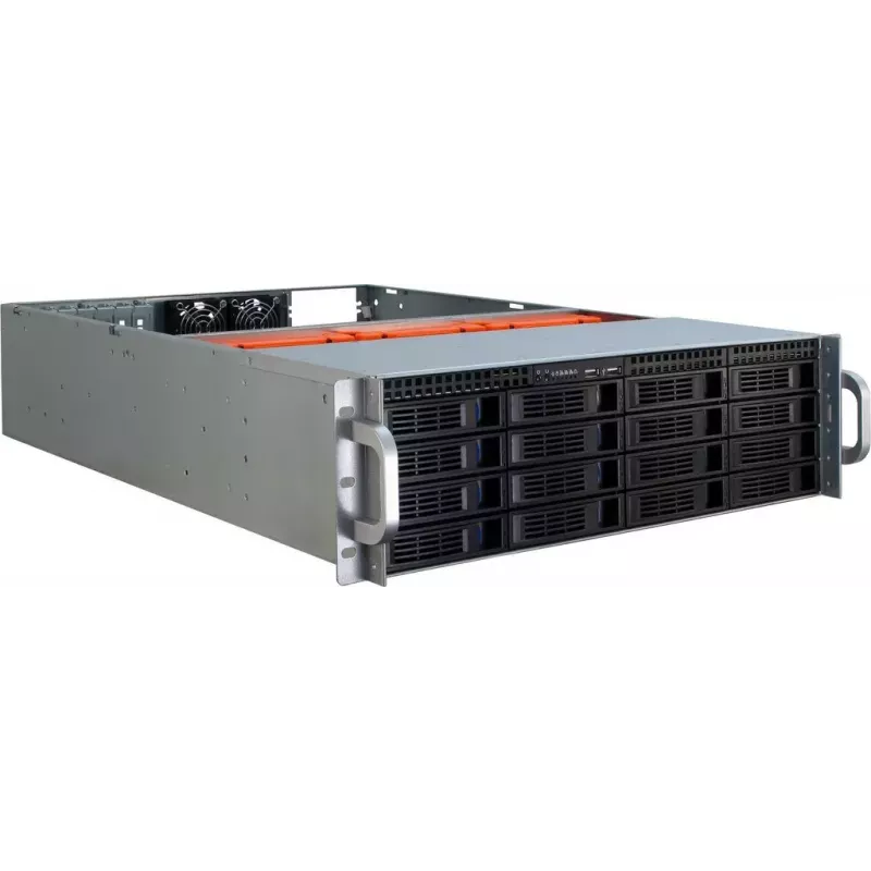 Servergehäuse Inter-Tech 3U-3416 Rack Schwarz