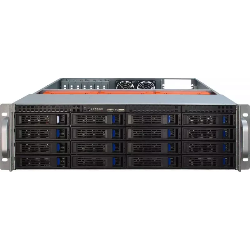 Servergehäuse Inter-Tech 3U-3416 Rack Schwarz