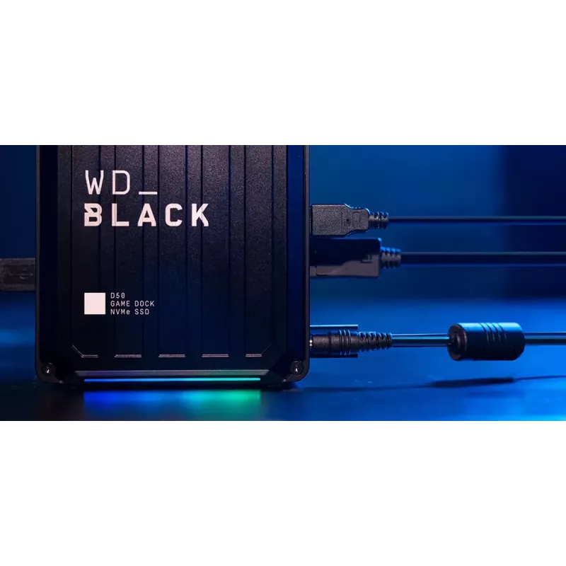 SSD Western Digital D50 Wired Thunderbolt 3 Schwarz