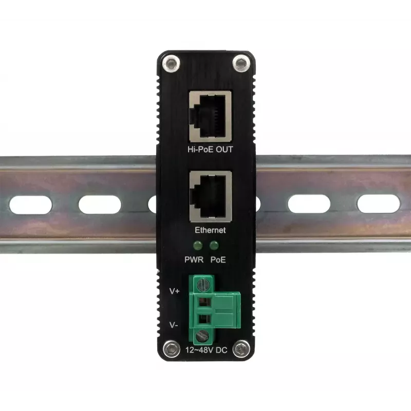 EXSYS PoE++ Gigabit-Injektor 60W -40 °C bis +80 °C