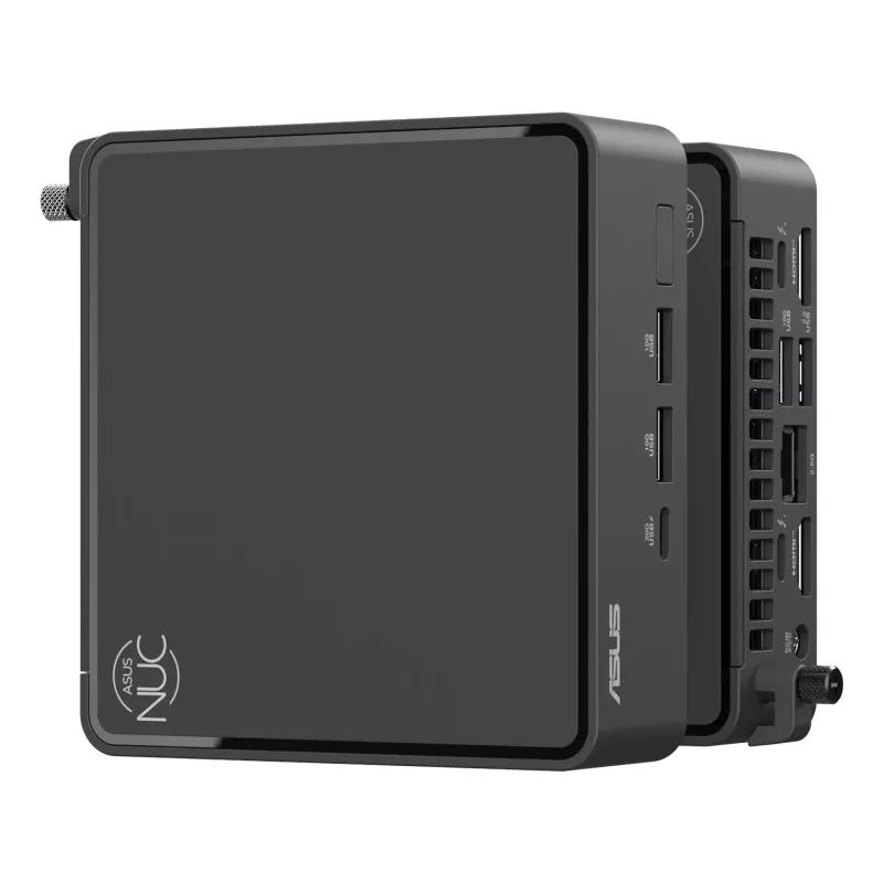 Mini PC barebone ASUS NUC 15 Pro Schwarz 240H — Intel Core Ultra 7 240H, DDR5 bis zu 96 GB, M.2 SSD bis zu 8 TB, Wi‑Fi 7, Bluetooth 5.4