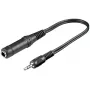 Kopfhöreradapter Goobay 3,5 mm Stecker auf 6,35 mm Buchse 0,2 m