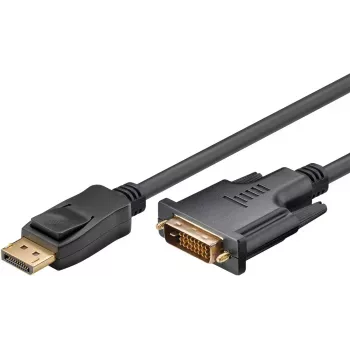 Goobay DisplayPort/DVI-D Adapterkabel 1.2 vergoldet 1 m