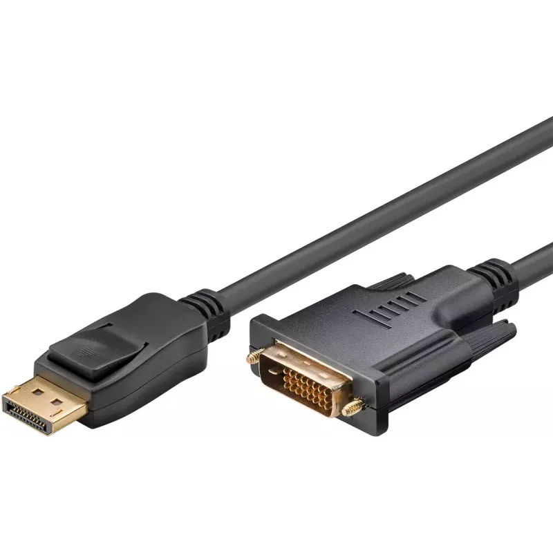 Goobay DisplayPort/DVI-D Adapterkabel 1.2 vergoldet 1 m