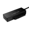 LogiLink Adapter USB 3.0 to SATA with OTB - Speicher-Controller mit Datenanzeige, Netzanzeige, OneTouchEasy-Button (OTB) - SATA 3Gb/s - 3 Gbit/s - USB