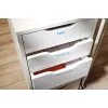 DYMO Authentic D1 Beschriftungsbänder | Blaue Schrift auf weißem Band | 9 mm x 7 m | Selbstklebende Etiketten für LabelManager Beschriftungsgeräte | Hergestellt in Europa