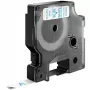 DYMO Authentic D1 Beschriftungsbänder | Blaue Schrift auf weißem Band | 9 mm x 7 m | Selbstklebende Etiketten für LabelManager Beschriftungsgeräte | Hergestellt in Europa