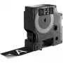 DYMO Authentic D1-Etiketten | 24 mm x 7 m Rolle | Weiß auf Schwarz bedruckt | Selbstklebende Etiketten für LabelManager Etikettendrucker