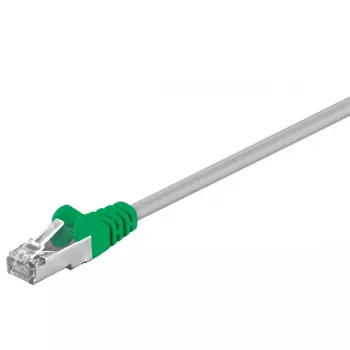 Crossover-Kabel Goobay CAT 5e F/UTP 3 m Grau Grün