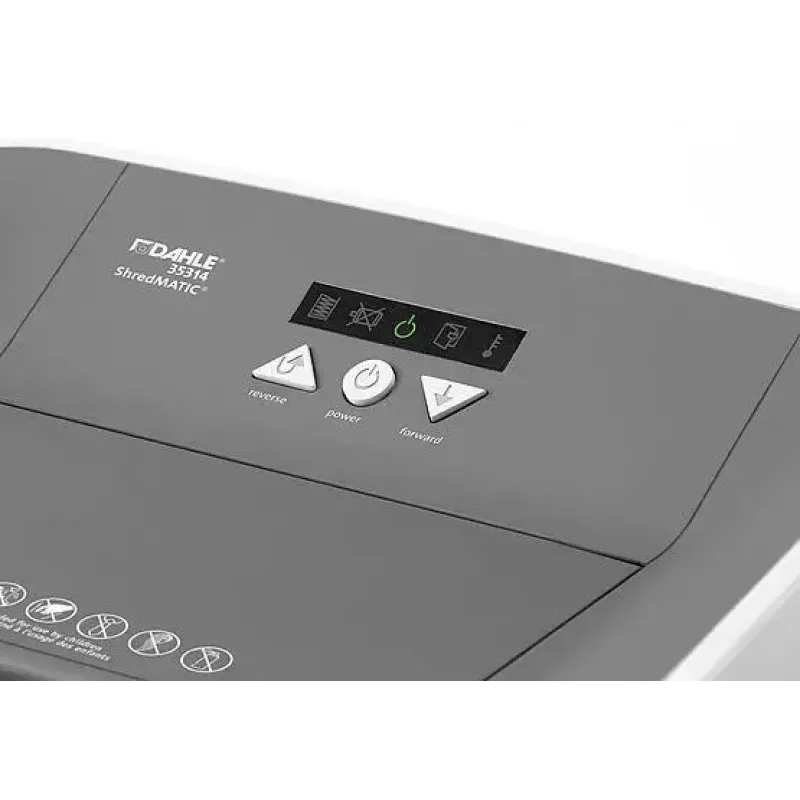 Aktenvernichter Dahle ShredMATIC 300 Mikroschnitt 22 cm Weiß