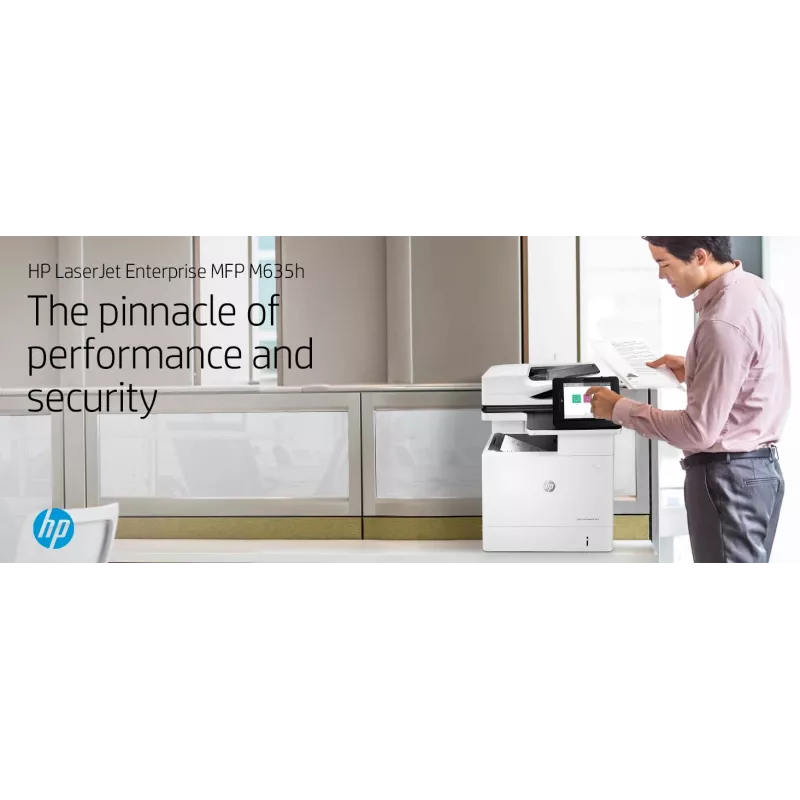 HP LaserJet Enterprise MFP M635h, Laser, Monodruck, 1200 x 1200 DPI, Monokopieren, A4, Schwarz, Weiß