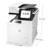 HP LaserJet Enterprise MFP M635h, Laser, Monodruck, 1200 x 1200 DPI, Monokopieren, A4, Schwarz, Weiß
