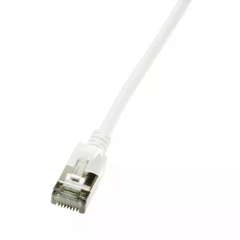 Netzwerkkabel LogiLink CQ9011S RJ-45 Cat6a 0,3 m Weiß