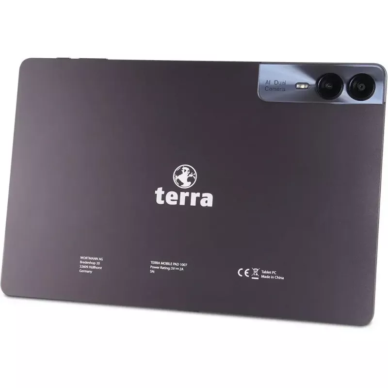 TERRA PAD 1007 4G Mediatek LTE 256 GB 27.8 cm (10.9 Zoll) 8 GB Wi-Fi 5 (802.11ac) Android 14 Grau