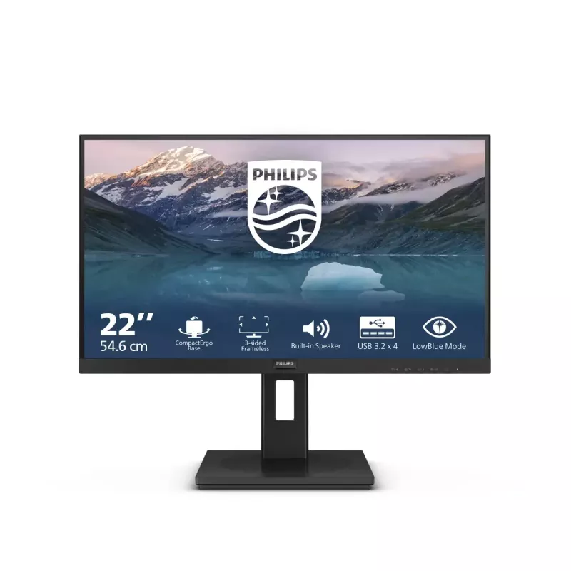Philips 222S9JML/00 Computer-Monitor 54,6 cm (21,5 Zoll) 1920 x 1080 Pixel Full HD LCD Schwarz