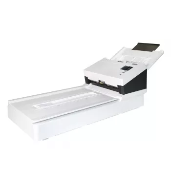 Avision ADF-Scanner AD345GFWN — A4, 1200 x 1200 DPI, CIS, 100-Blatt-ADF, Duplex, Weiß