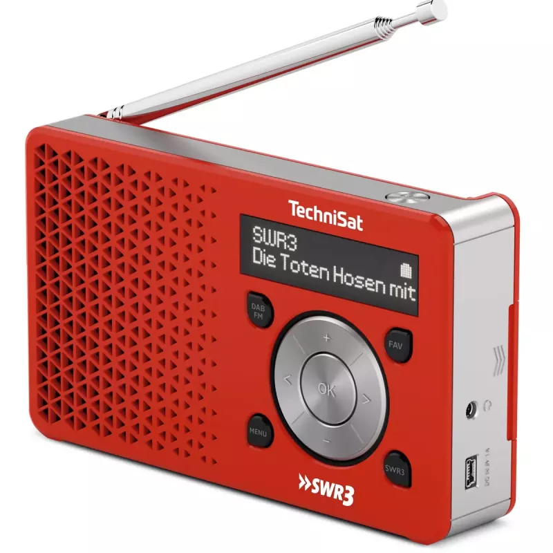 Personal Radio TechniSat DigitRadio 1 Rot Weiß