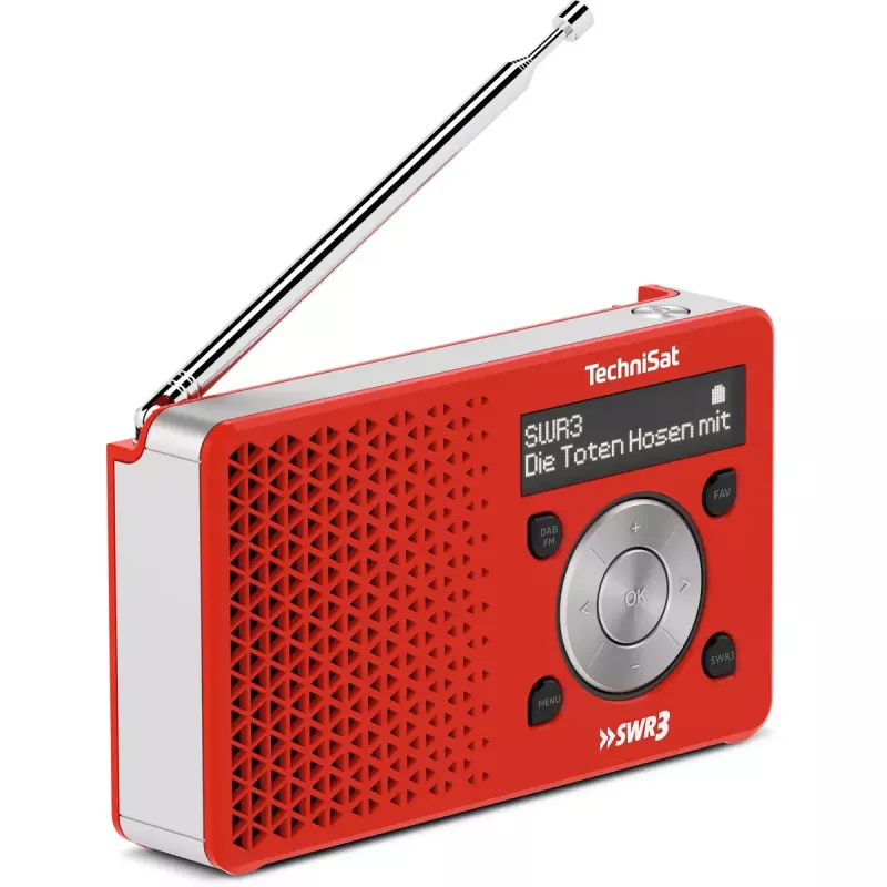 Personal Radio TechniSat DigitRadio 1 Rot Weiß