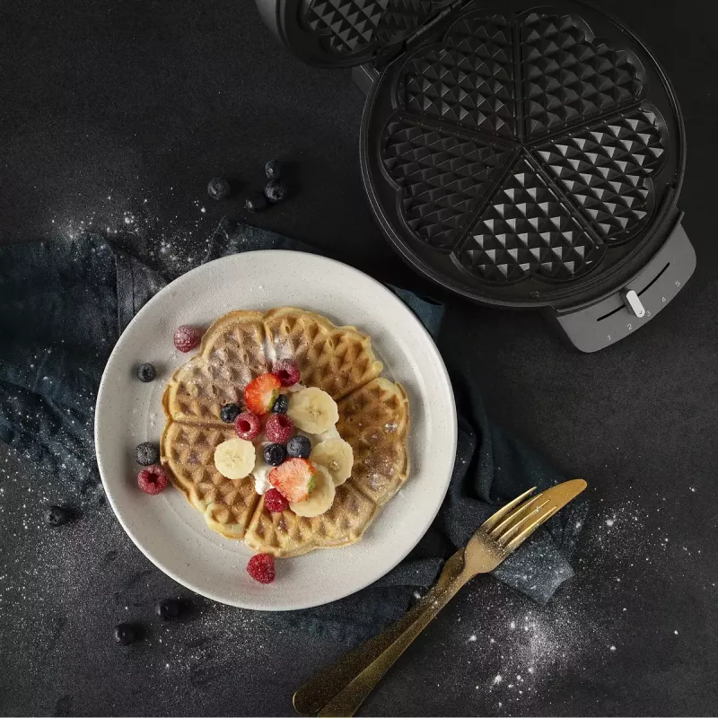 Waffeleisen Princess 01.132380.01.001 5 Herzwaffeln 1200W Edelstahl