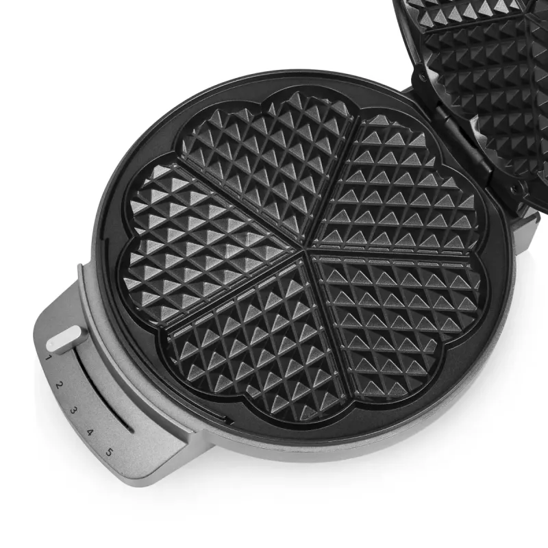 Waffeleisen Princess 01.132380.01.001 5 Herzwaffeln 1200W Edelstahl