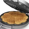 Waffeleisen Princess 01.132380.01.001 5 Herzwaffeln 1200W Edelstahl