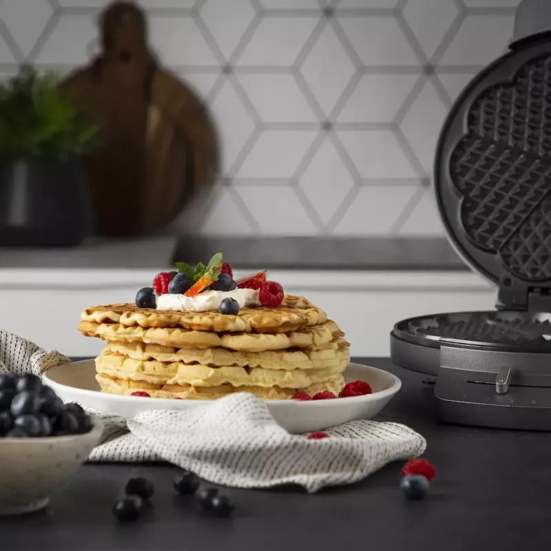 Waffeleisen Princess 01.132380.01.001 5 Herzwaffeln 1200W Edelstahl