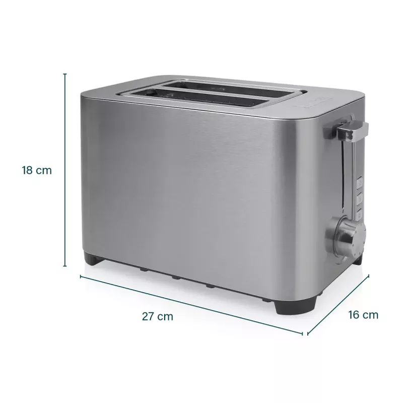 Toaster Princess 01.142400.01.001 2 Scheiben Edelstahl 850W