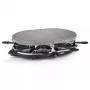 Princess 162720 Raclette 8 Oval Stone Grill Party 1200W 8 Pfannen
