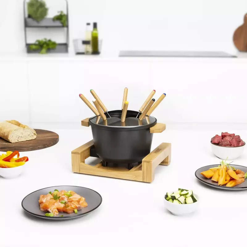Fondue-Set Princess 01.173025.01.001 Pure Schwarz
