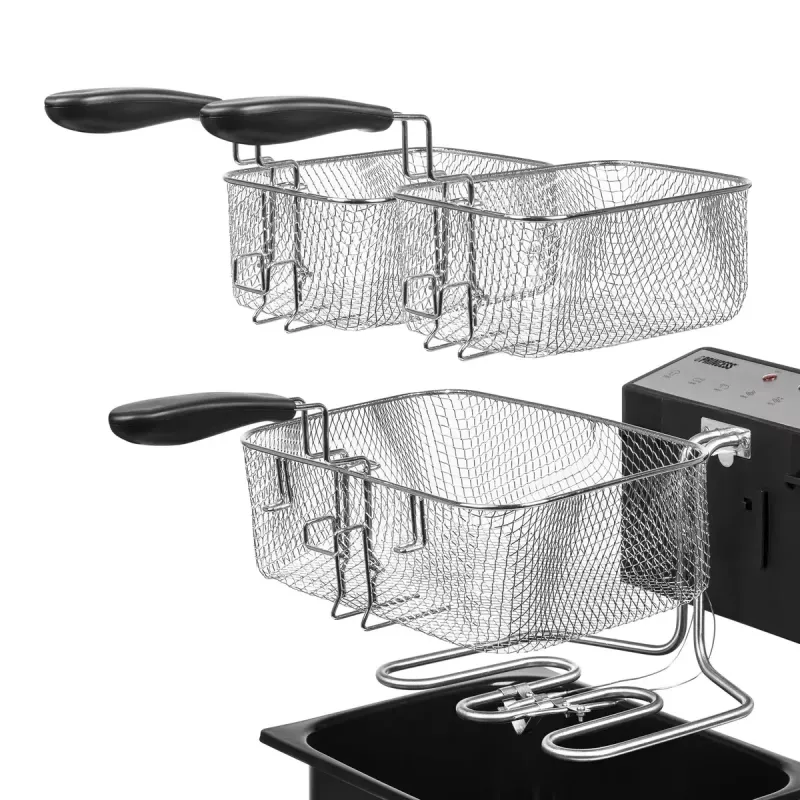Fritteuse Princess 01.185000.01.001 5 L 3270 W Schwarz Edelstahl