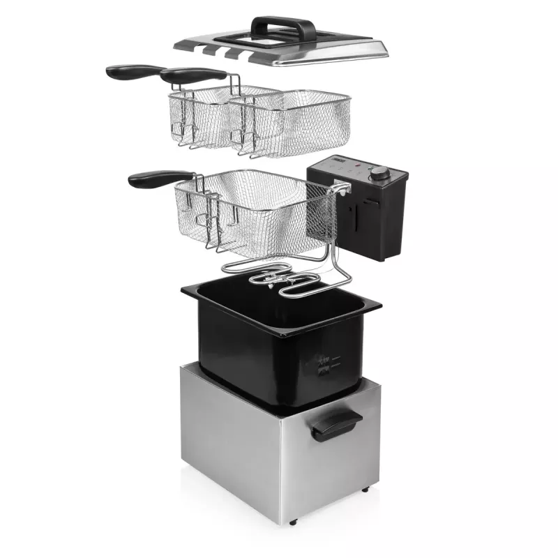 Fritteuse Princess 01.185000.01.001 5 L 3270 W Schwarz Edelstahl