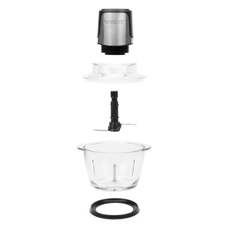 Power Chopper Princess 01.221051.01.001 300W 1L Schwarz Edelstahl