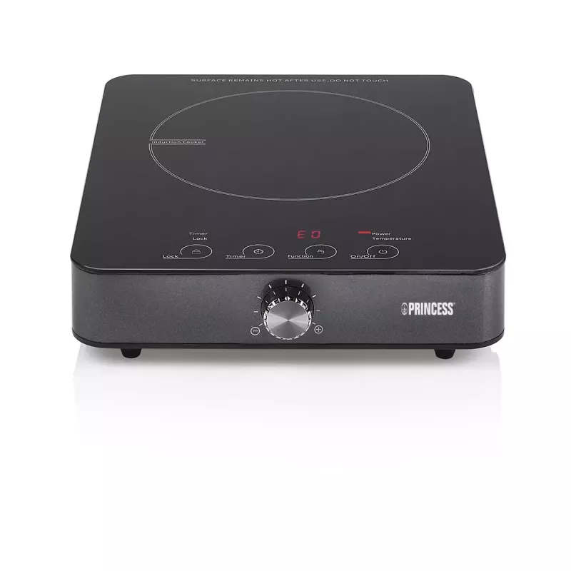 Induktionskochfeld Princess 303010, 1 Zone, Dreh- und Touch-Steuerung