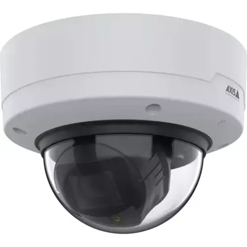 IP-Dome-Sicherheitskamera AXIS P3287-LV — 2592×1944, CMOS 1/2.8 Zoll, 3–8,5 mm varifokal, 190° Drehung, Innen-/Außenbereich, Decken-/Wandmontage