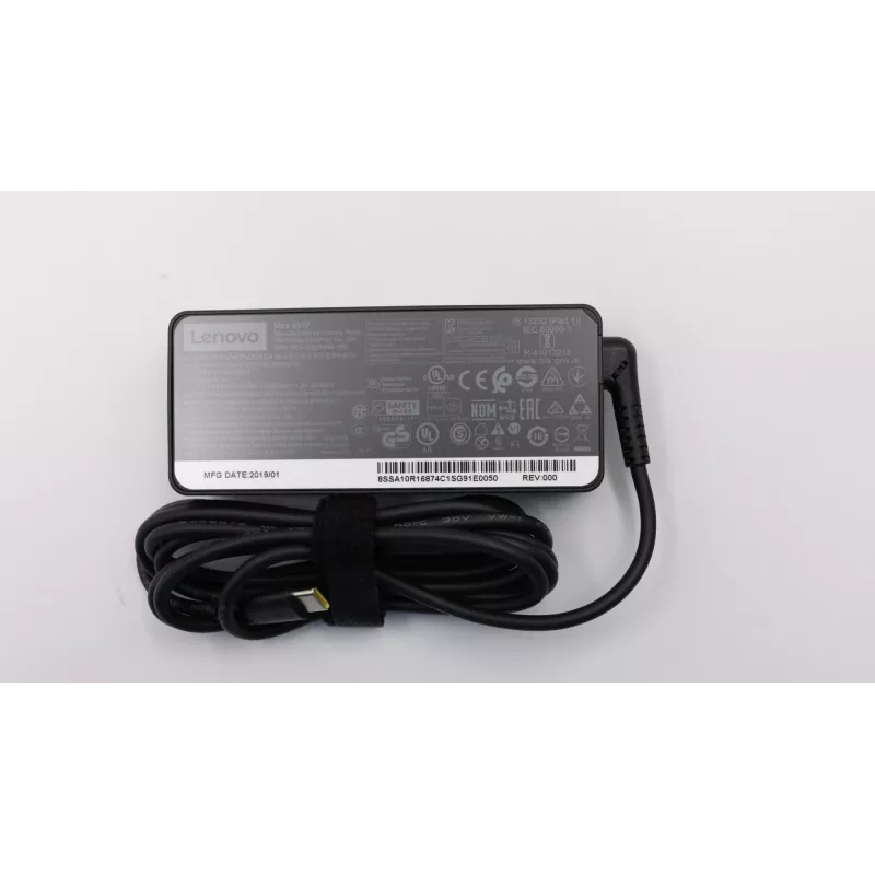 Lenovo 02DL128 Netzteil Indoor 65 W Schwarz