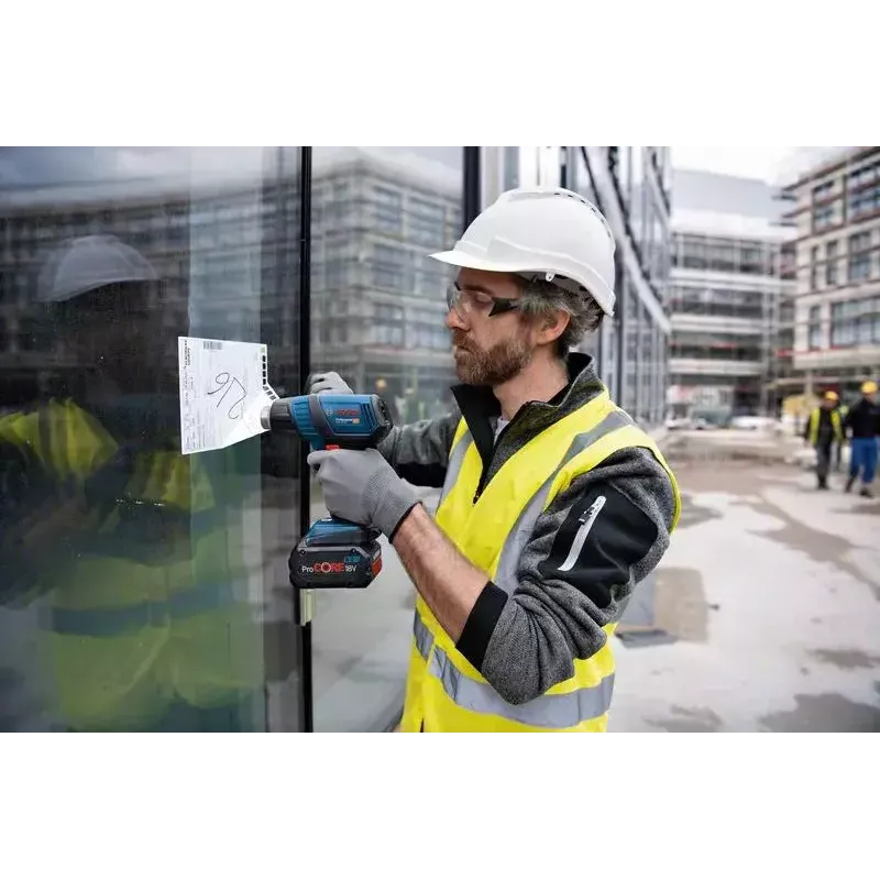 Bosch GHG 18V-50 Heißluftgebläse 175 l/min 500 °C Schwarz, Blau