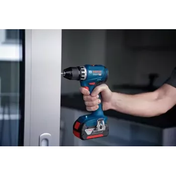 Bosch GSR 18V-45 Professional 500 U/min 900 g Schwarz, Blau
