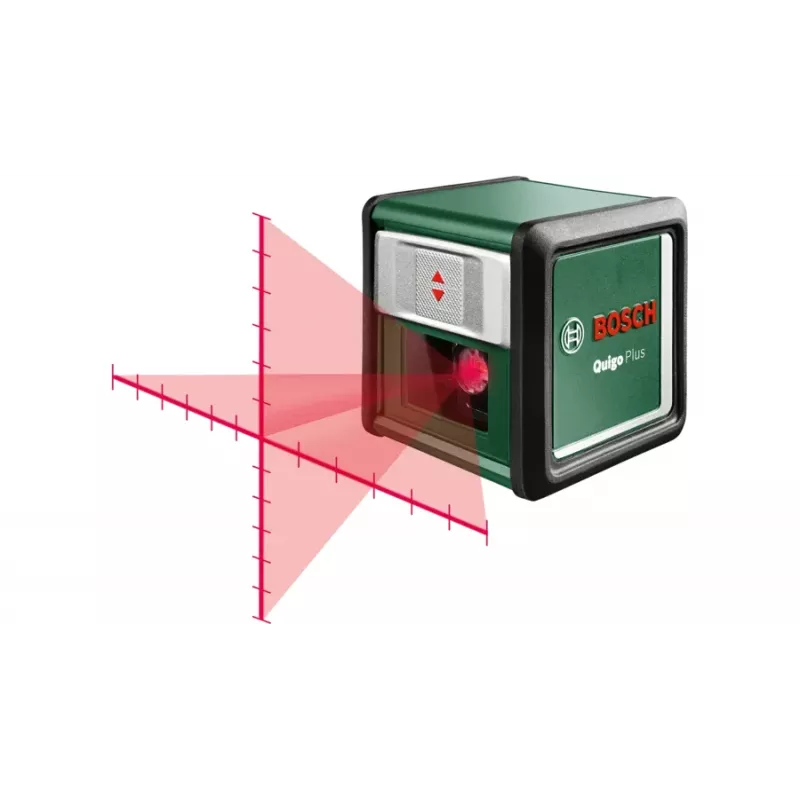 Linien-/Punktlaser Bosch Quigo Plus Maximale Reichweite 12 m Selbstnivellierbereich ±4°
