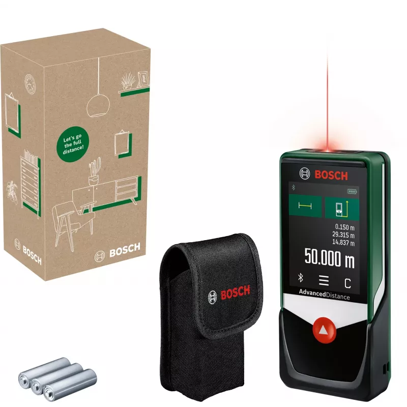 Bosch AdvancedlDistance 50C Laser-Entfernungsmesser Mehrfarbig 50 m
