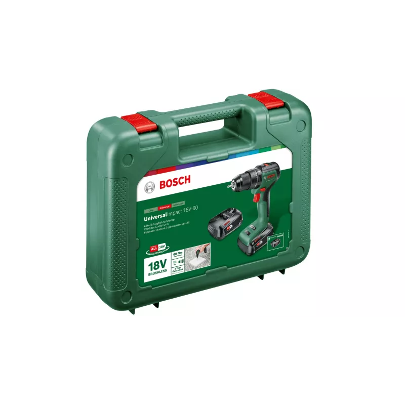 Pistolengriff-Bohrmaschine Bosch Universal Impact 18V-60, 1900 U/min, 1,3 kg