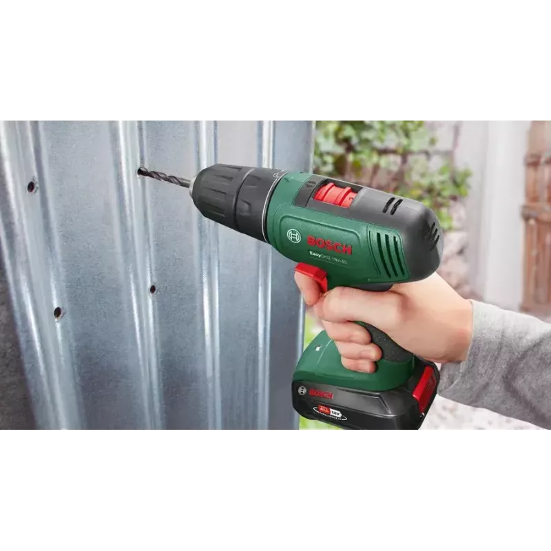 Bosch EasyDrill 18V-40 1630 RPM Keyless 1.3 kg Schwarz, Grün