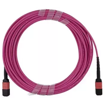 Glasfaserkabel BlueOptics 106283-5401-BO MTP 4xLC OM4 1 m Pink