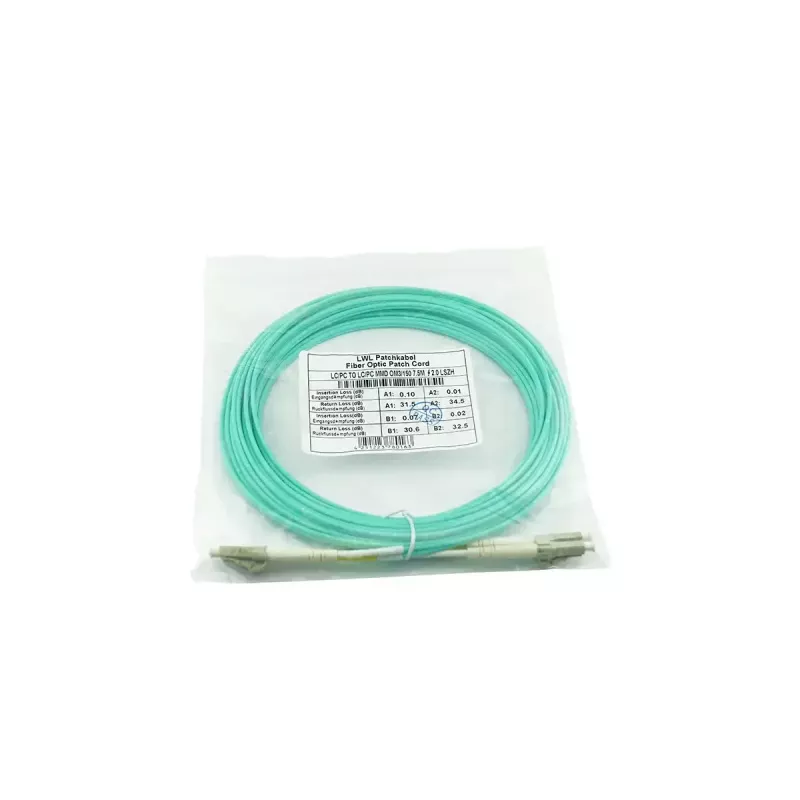Glasfaserkabel BlueOptics 10G-SR-30M-BO 2x LC LC/APC OM3 30m Aqua