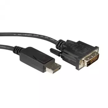 DisplayPort-Kabel ROLINE DP-DVI (24+1) LSOH M/M 5 m