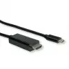 USB-Typ-C-auf-HDMI-Kabel ROLINE 11045843 5 m Schwarz