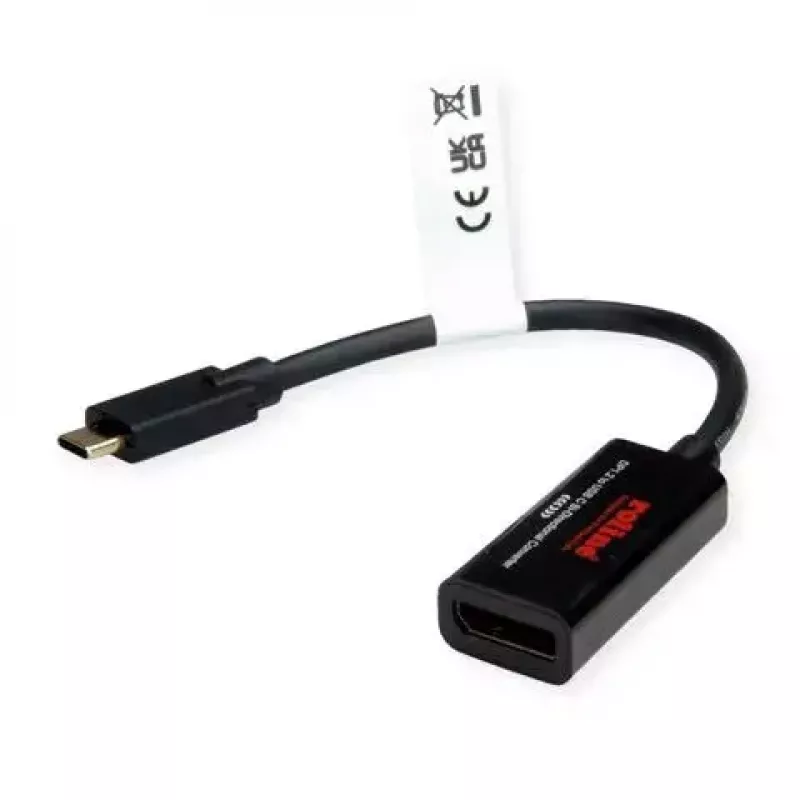 USB-Grafikadapter ROLINE 11.04.5957-10 3840 x 2160 Pixel Schwarz